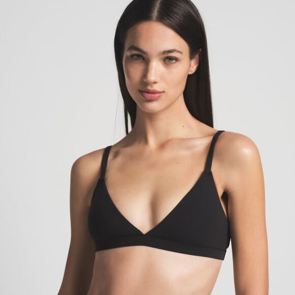 Skims fits everybody triangle bra black size M - Picture 1 of 6